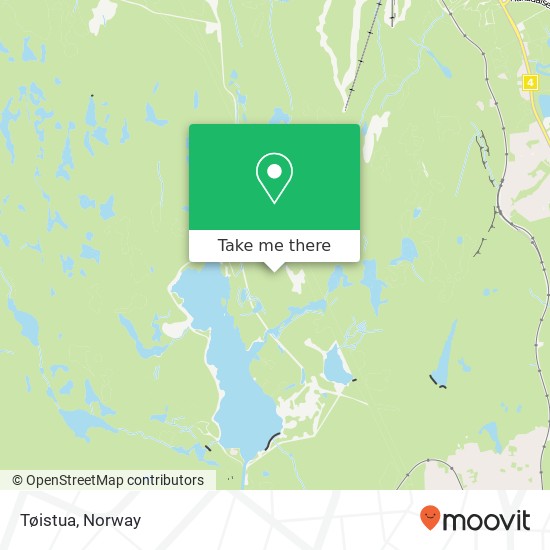 Tøistua map