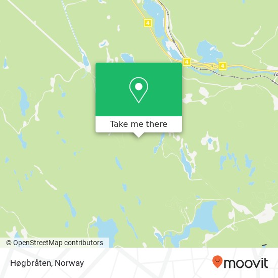 Høgbråten map