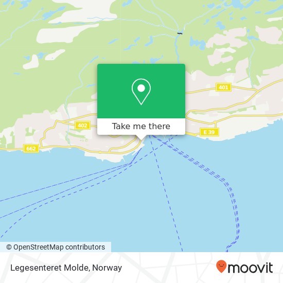 Legesenteret Molde map