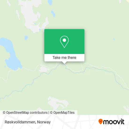 Røskvolldammen map