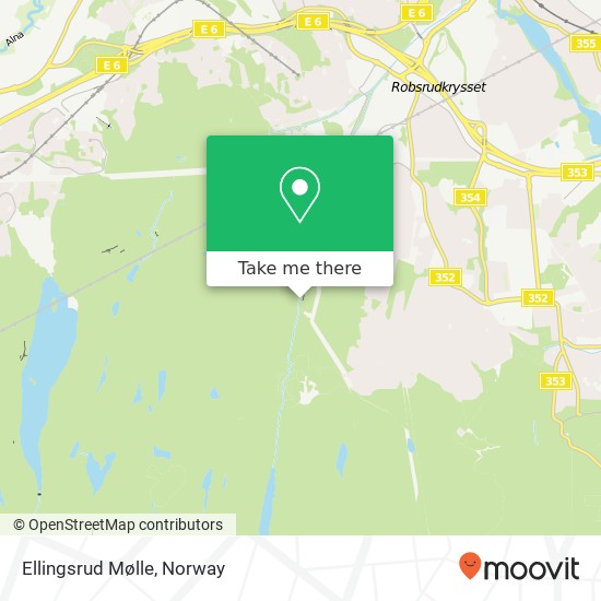 Ellingsrud Mølle map