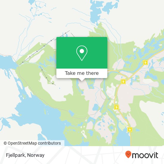 Fjellpark map