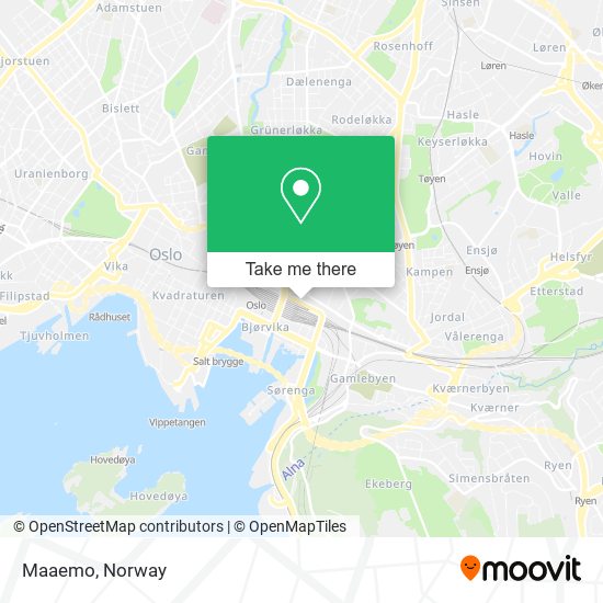 Maaemo map