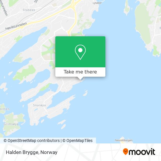 Halden Brygge map