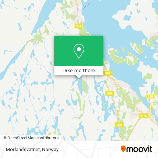 Morlandsvatnet map