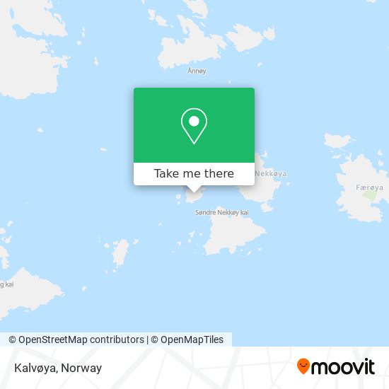 Kalvøya map