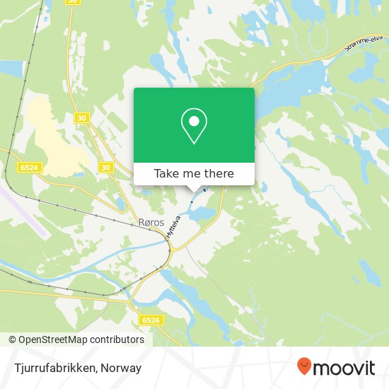 Tjurrufabrikken map