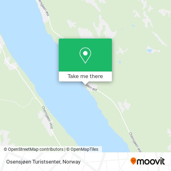 Osensjøen Turistsenter map
