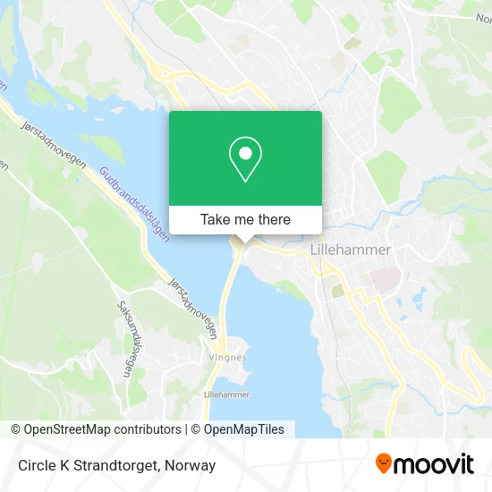 Circle K Strandtorget map