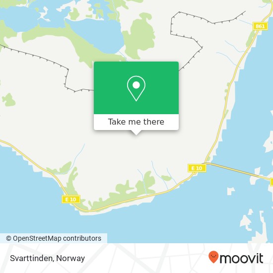 Svarttinden map