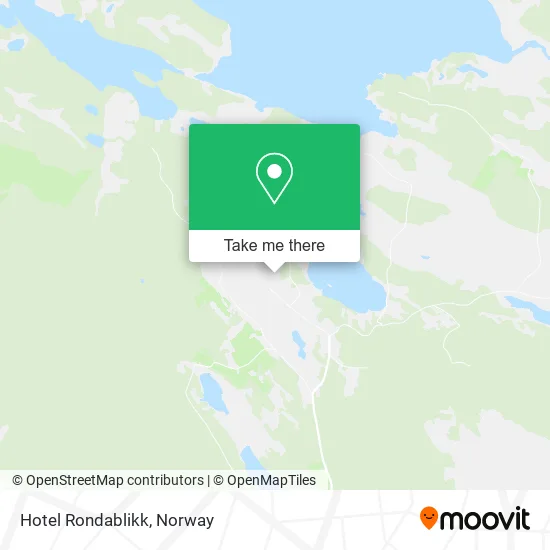 Rondablikk Høyfjellshotell map