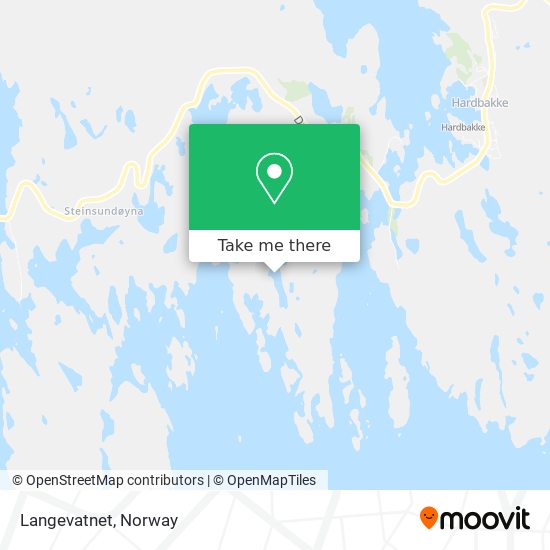 Langevatnet map