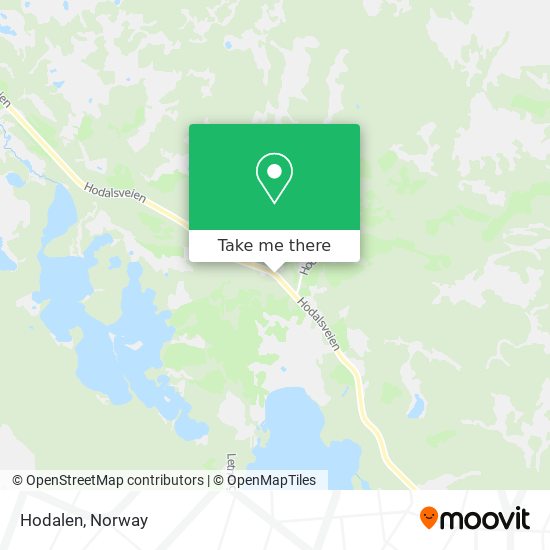 Hodalen map