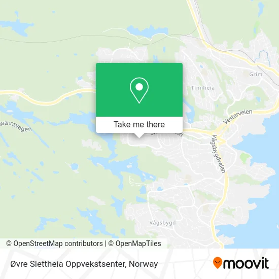 Øvre Slettheia Oppvekstsenter map