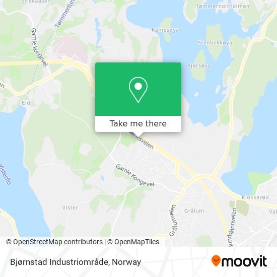 Bjørnstad Industriområde map
