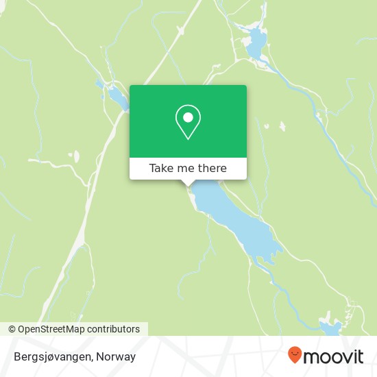 Bergsjøvangen map