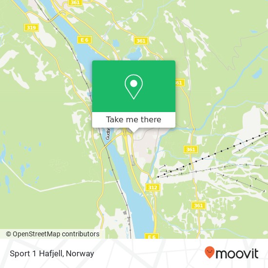 Sport 1 Hafjell map