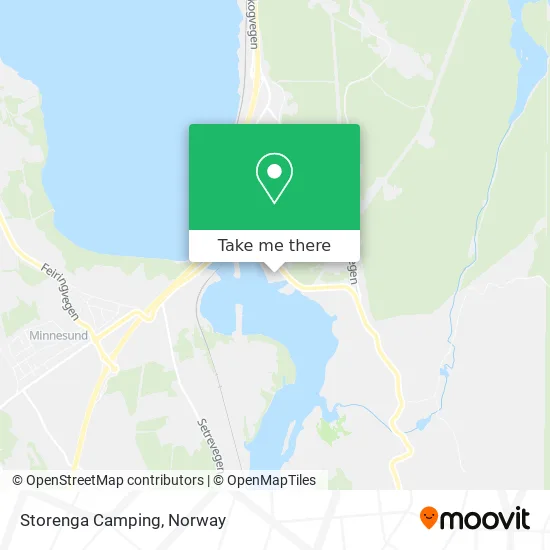 Storenga Camping map