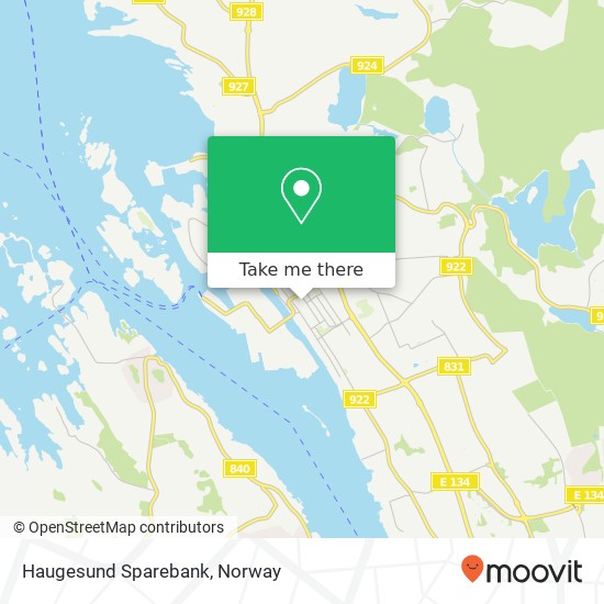 Haugesund Sparebank map