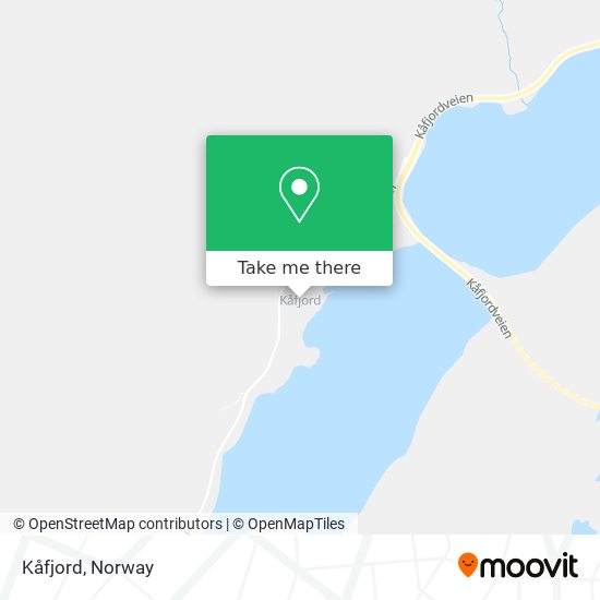 Kåfjord map