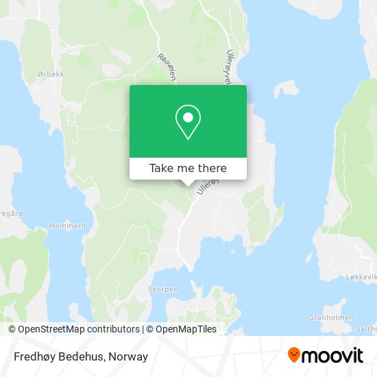 Fredhøy Bedehus map