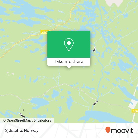 Sjøsætra map