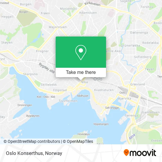 Oslo Konserthus map