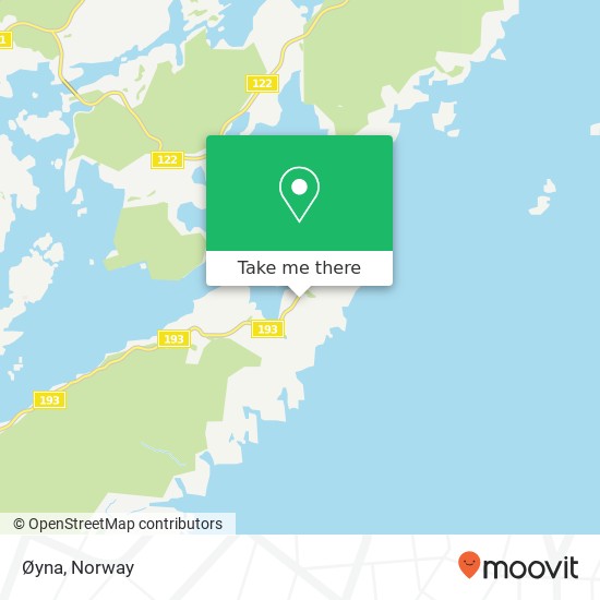 Øyna map