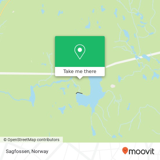 Sagfossen map