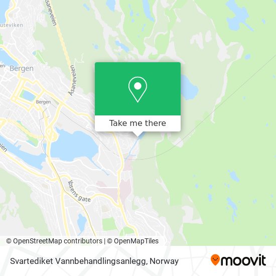Svartediket Vannbehandlingsanlegg map