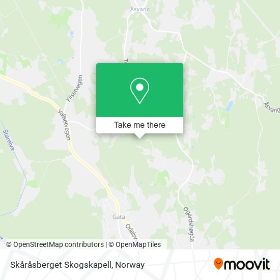 Skåråsberget Skogskapell map