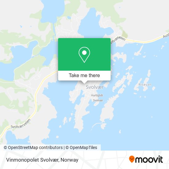 Vinmonopolet Svolvær map