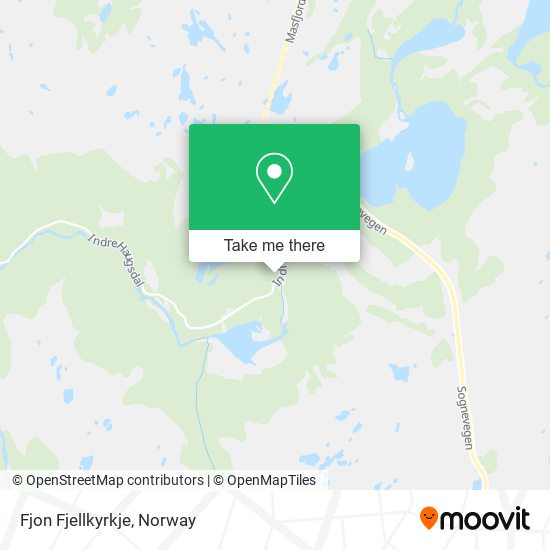 Fjon Fjellkyrkje map