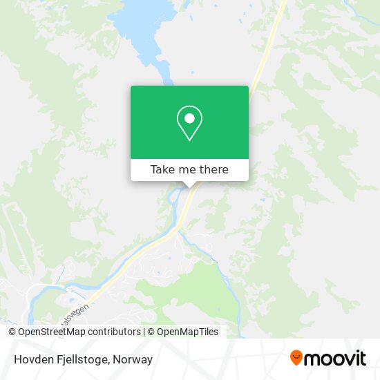 Hovden Fjellstoge map