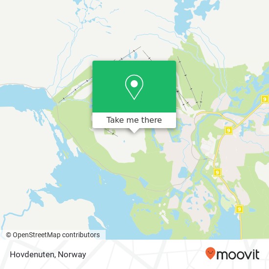 Hovdenuten map