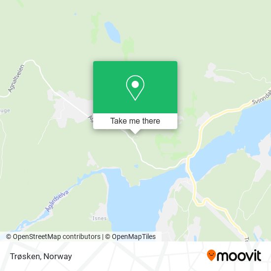 Trøsken map