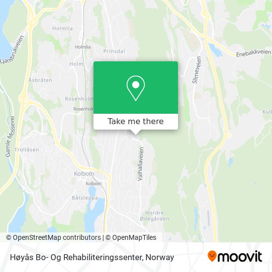 Høyås Bo- Og Rehabiliteringssenter map