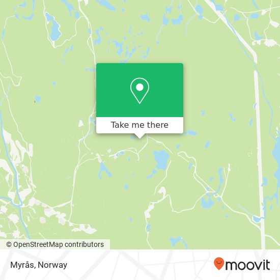 Myrås map