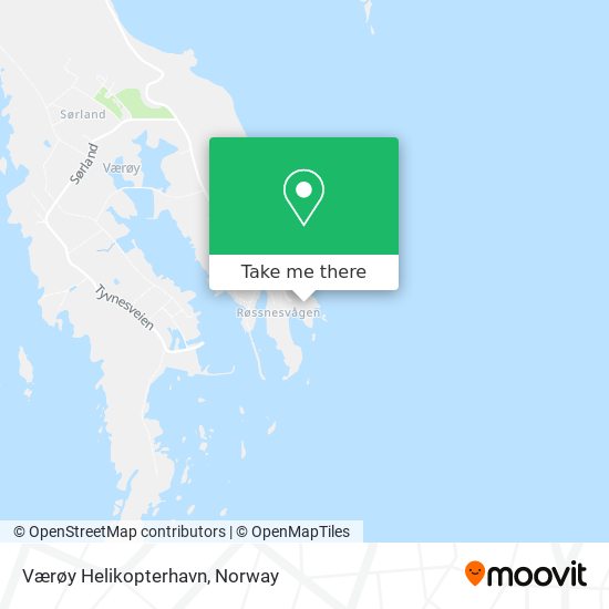 Værøy Helikopterhavn map