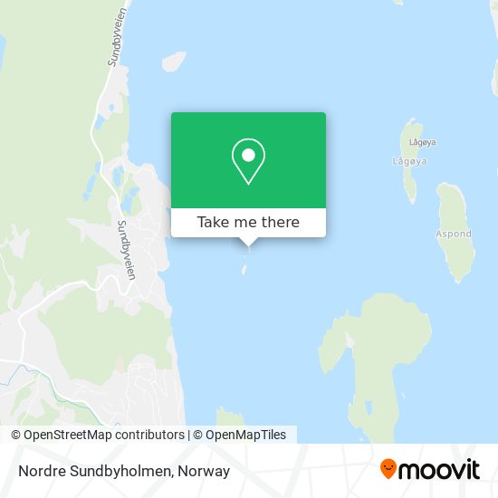 Nordre Sundbyholmen map