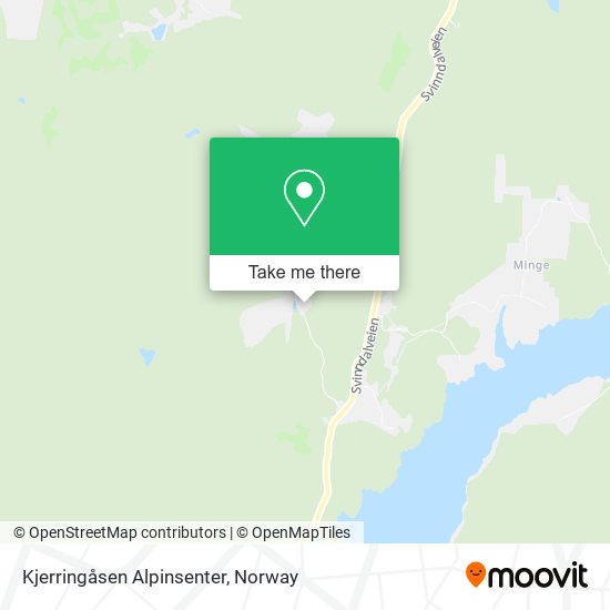 Kjerringåsen Alpinsenter map