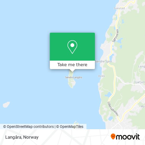 Langåra map