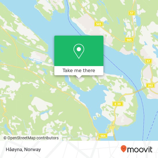 Håøyna map