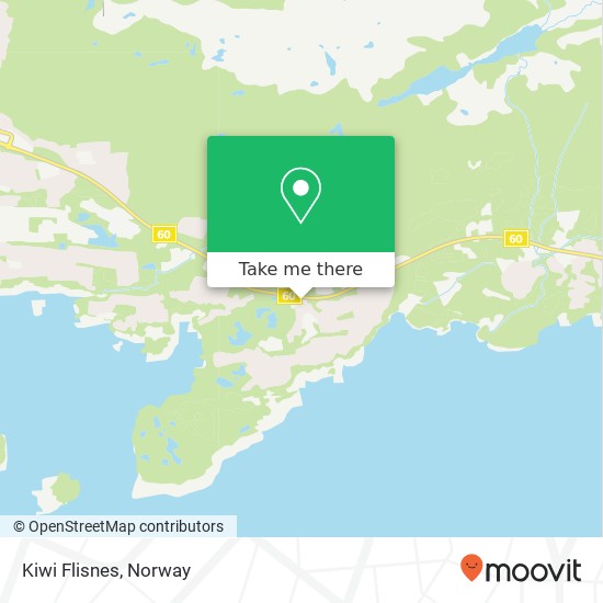 Kiwi Flisnes map