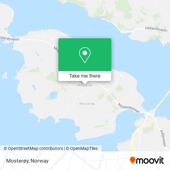 Mosterøy map