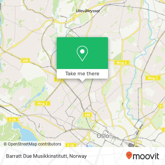 Barratt Due Musikkinstitutt map