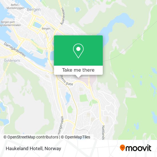 Haukeland Hotell map