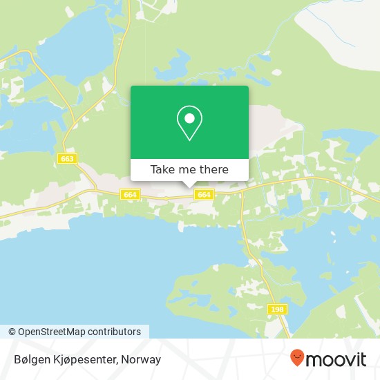 Bølgen Kjøpesenter map