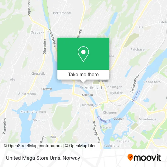 United Mega Store Ums map
