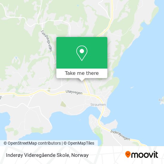 Inderøy Videregående Skole map